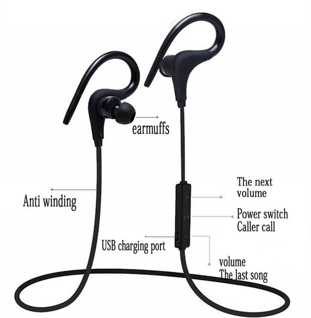 Bluetooth best sale mic earphones