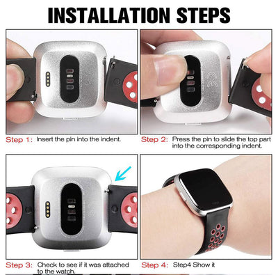 How to replace a Fitbit Versa 2 Strap?