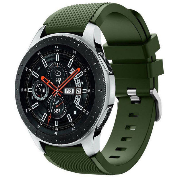Textured Coros Pace 3 Strap in Silicone in army green