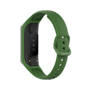 Plain Samsung Galaxy Fit 2 Wristband in Silicone in army green
