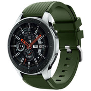 Textured Samsung Galaxy Watch 3 (45mm) Band in Silicone in army green
