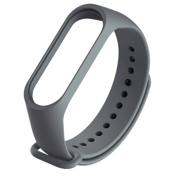 One Size Strap Silicone Band 5 Pin & Tuck in dark grey
