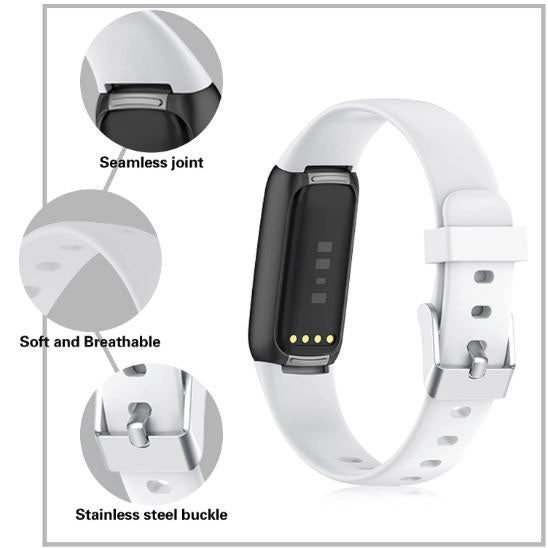 Plain Fitbit Luxe Strap in Silicone 