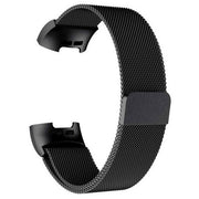 Strap For Fitbit Charge 3 Milanese in black