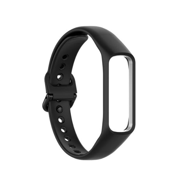 Galaxy Fit 2 Strap Silicone Pin & Tuck One Size in black