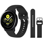 Samsung Galaxy Watch 6 Strap Silicone Large Small Buckle in black