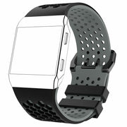 Large Small Strap Ionic Silicone Buckle in black grey