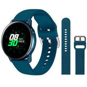 Large Small Strap Vivoactive 3 Silicone Buckle in dark blue