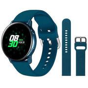 Plain Samsung Galaxy Watch 5 Watchband in Silicone in dark blue