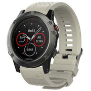 Strap For Garmin Fenix 6X Plain in dark grey