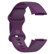 Fitbit Charge 5 Strap Silicone Large Small in deep purple