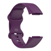 Large Small Strap Charge 5 Silicone Pin & Tuck in deep purple