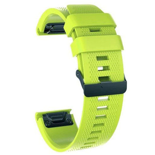 Buckle Strap Silicone One Size Fenix 7X in lime green