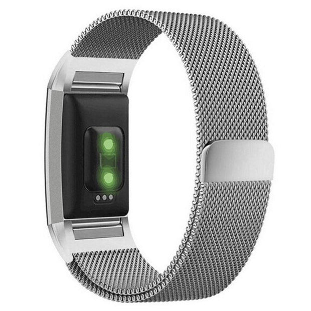 Replacement strap for fitbit charge 2 in stainless steel