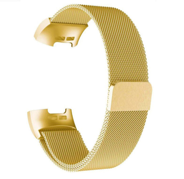 Charge 4 Strap Stainless Steel Magnetic Large Small gold