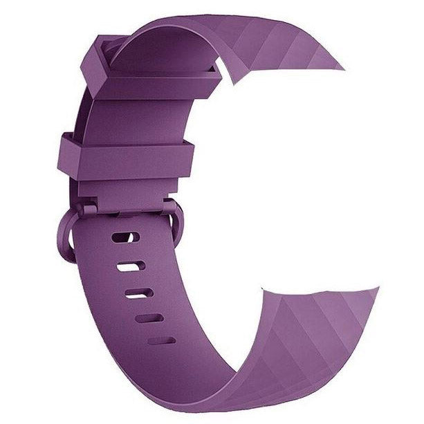 Fitbit Charge 3 Strap Silicone Large Small purple