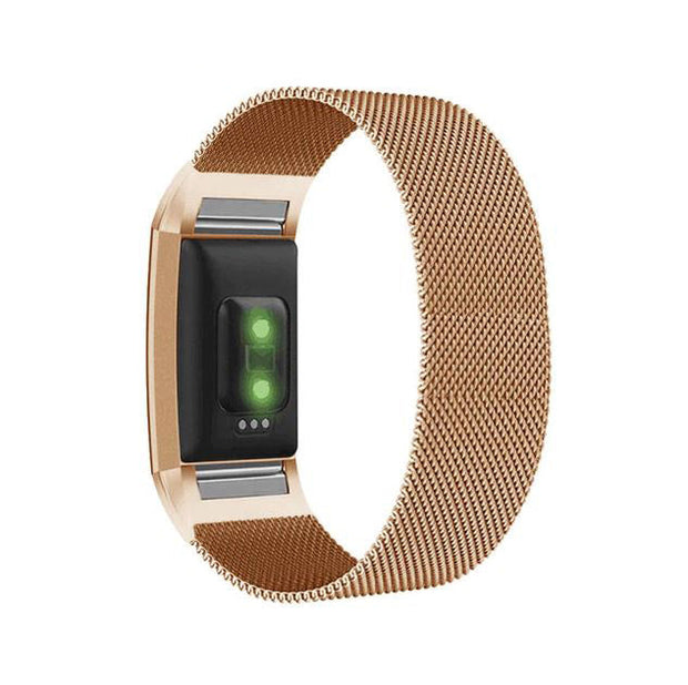 Band For Fitbit Charge 4 Milanese rose gold