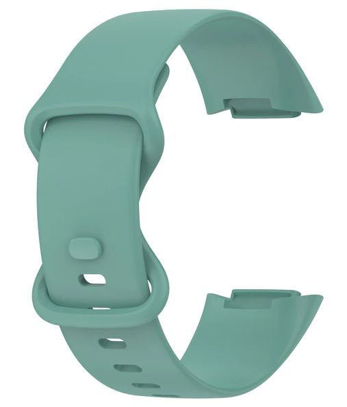 Fitbit Charge 6 Strap Ireland Pin & Tuck Silicone in army green
