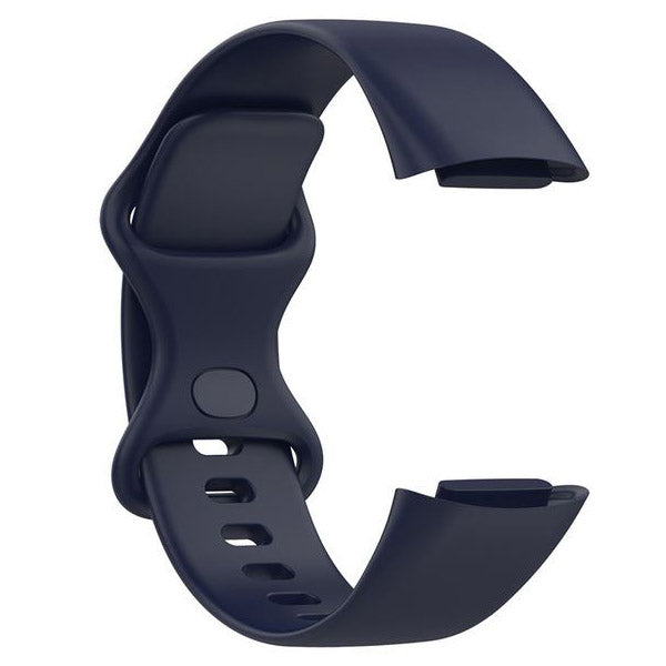 Pin & Tuck Strap Silicone Large Small Charge 6 dark blue