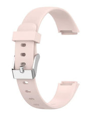 Large Small Strap Silicone Luxe Buckle in light pink