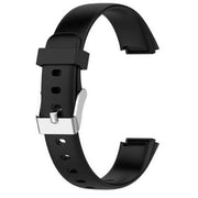 Plain Fitbit Luxe Wristband in Silicone in black