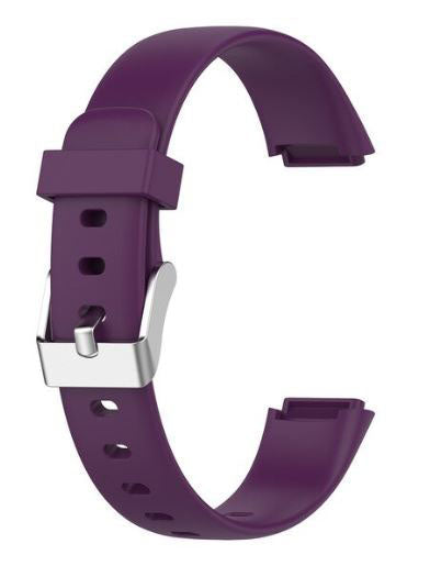Fitbit Luxe Strap Silicone Large Small in deep purple