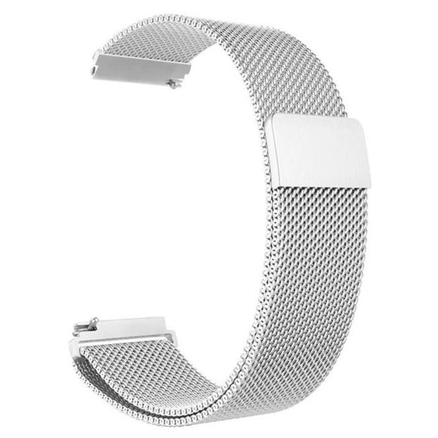 Magnetic Clasp Strap Stainless Steel Large Small Versa 4 silver