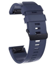 One Size Strap Silicone Fenix 5S Buckle in blue