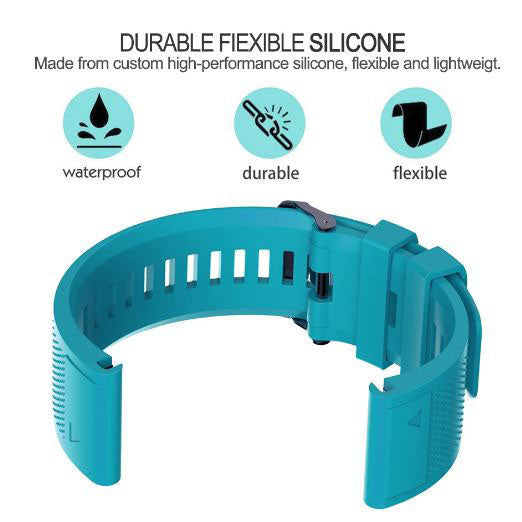 Garmin Fenix 5X Plus Strap Replacement Plain Silicone 26mm