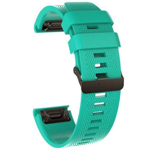One Size Strap Fenix 7S Silicone Buckle in teal