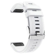 Plain Garmin Fenix 7 Band in Silicone white