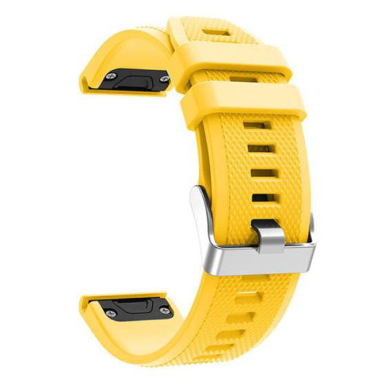 One Size Strap Forerunner 745 Silicone Buckle in yellow