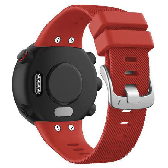 Plain Garmin Swim 2 Watchband in Silicone in red