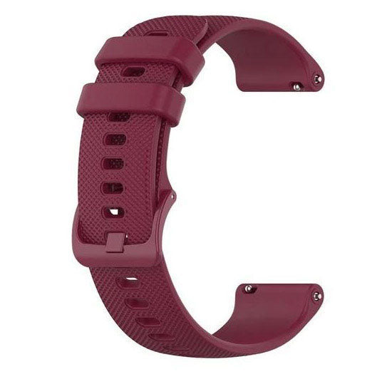 Vivoactive 4S Strap Silicone Buckle One Size in wine red