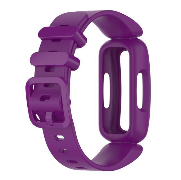 Fitbit Ace 3 Strap Silicone One Size Buckle in Purple