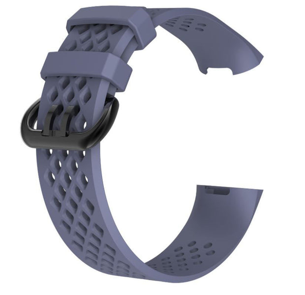 Fitbit Charge 3 Strap Ireland Buckle Silicone in grey