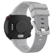 Plain Garmin Forerunner 45 Plus Watchband in Silicone in grey