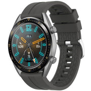 One Size Strap Silicone Galaxy Watch 46mm Buckle in grey