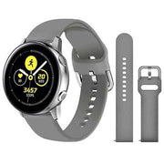 Plain Samsung Galaxy Watch 4 Wristband in Silicone in grey