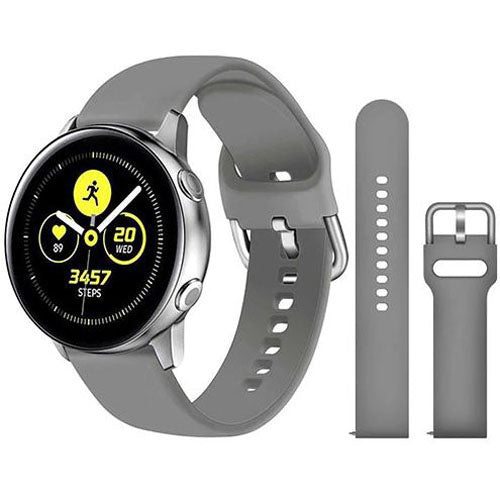 Plain Samsung Galaxy Watch 6 Strap in Silicone in grey