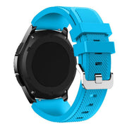 Buckle Strap Silicone One Size Gear S3 in light blue