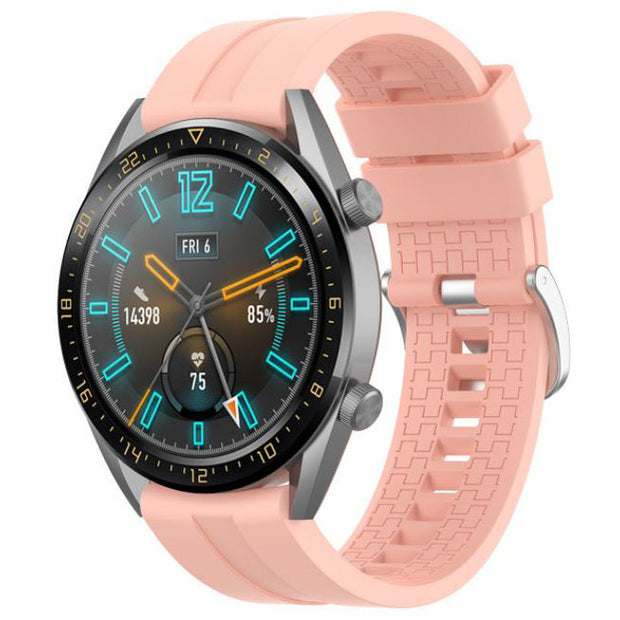 Huawei Watch GT2 46mm Strap Ireland Buckle Silicone in light pink