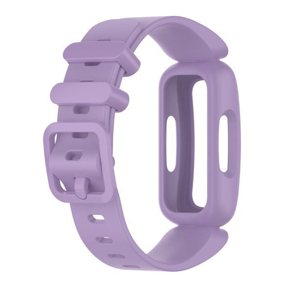 Plain Fitbit Ace 3 Strap in Silicone in light purple