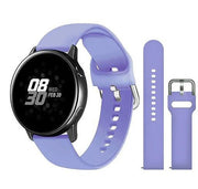 Strap For Samsung Galaxy Active 2 Plain in light purple