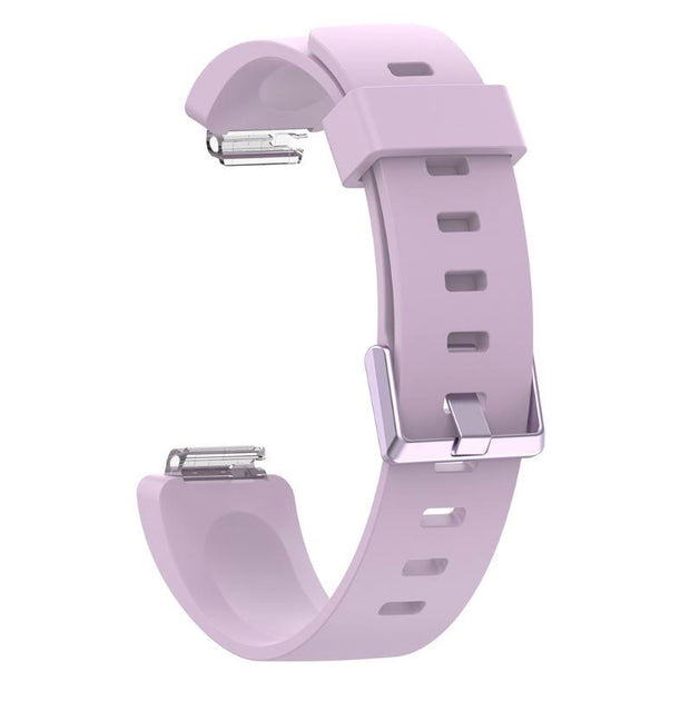 Plain Fitbit Inspire HR Strap in Silicone in light purple