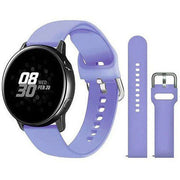 Plain Samsung Galaxy Watch 5 Band in Silicone in light purple