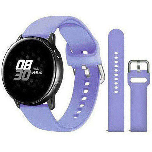 Large Small Strap Silicone C2 Buckle in light purple