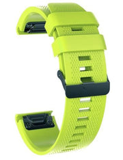 Fenix 3 Sapphire Strap Silicone Buckle One Size in lime green