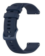 Plain Garmin Vivoactive 4S Strap in Silicone in midnight blue