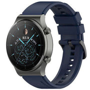 One Size Strap Gear S3 Silicone Buckle in navy blue